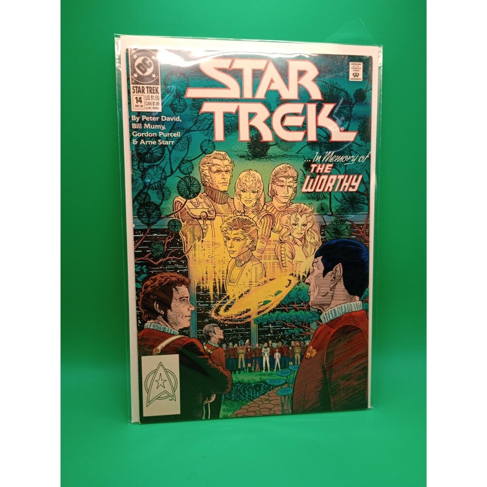 Star Trek In Memory Of The Worthy Dc Comic Book By Peter David, Etc